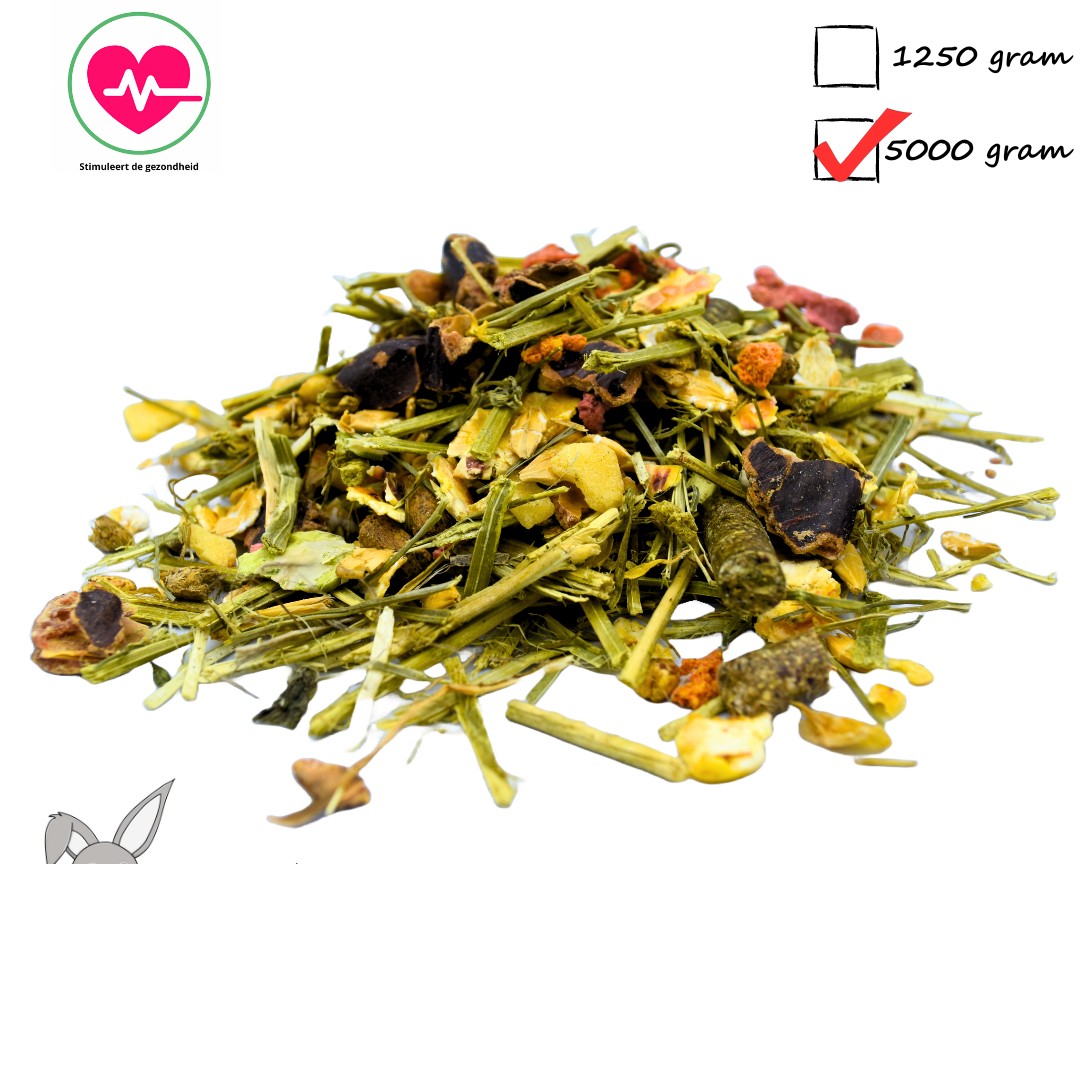Zooply Ondersteuningsmuesli - Gezonde muesli voor konijnen en cavia's - Grootverpakking - 5 kg