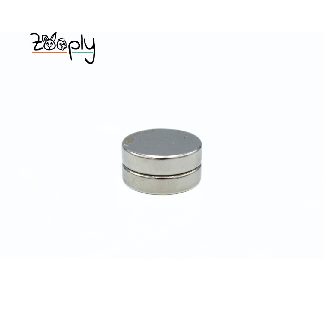 Zooply 2 magneten voor aluminium drinkfleshouder 15 x 4 mm gedroogde kruiden voor konijnen en knaagdieren