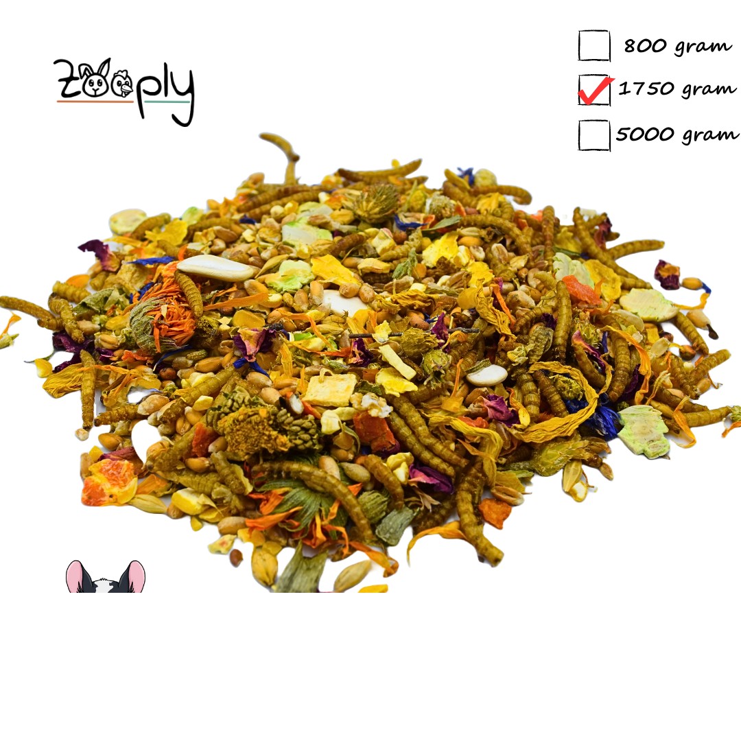 Zooply Muizenvoer - Speciale voeding voor muizen - Verpakt in emmer - 1750 gram