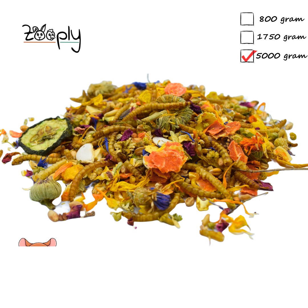 Zooply Goudhamstervoer - Speciale voeding voor goudhamsters - Kleinverpakking - 600 gram