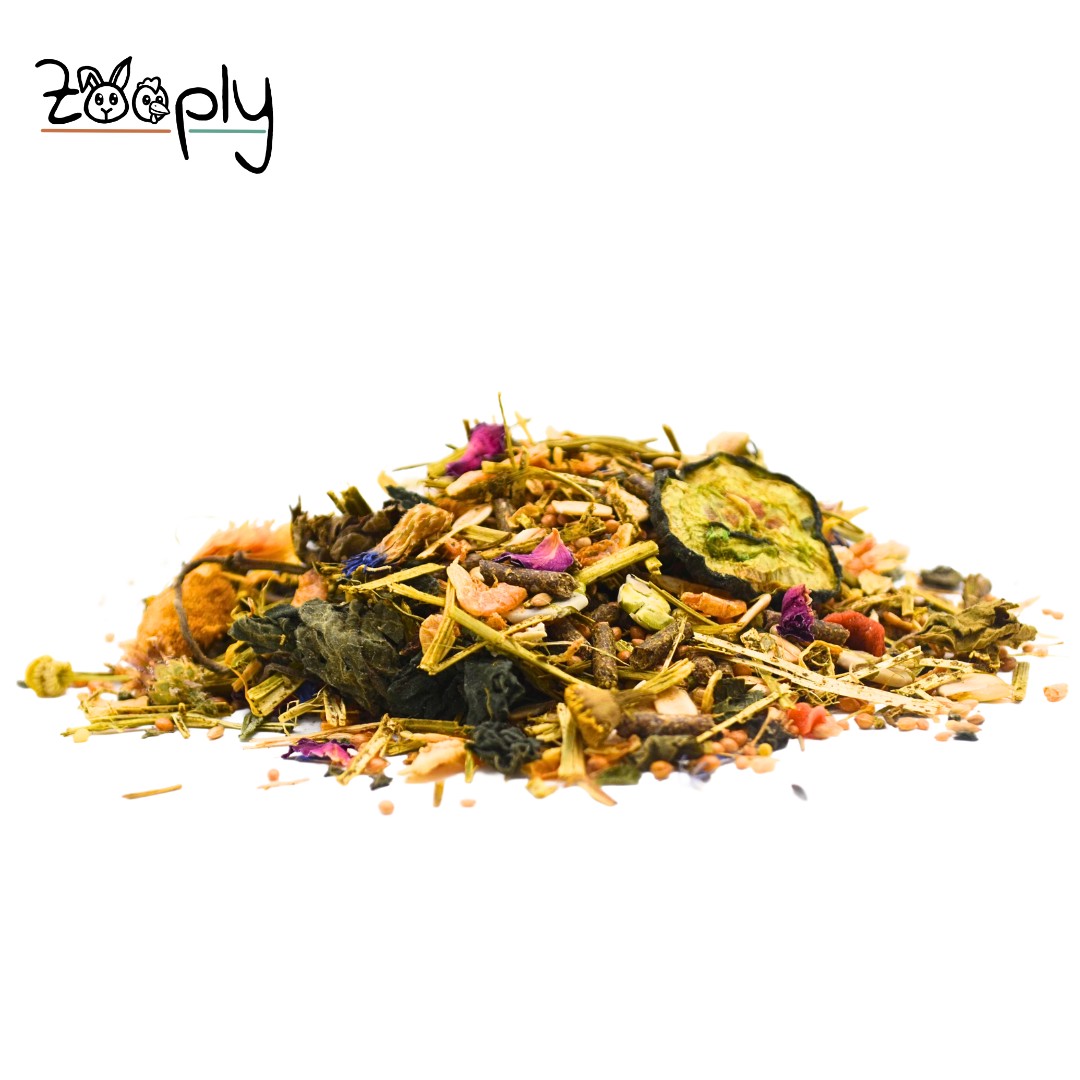 Zooply Gerbilvoer - Speciale voeding voor gerbils - Verpakt in hersluitbare zak- 1,5 kg