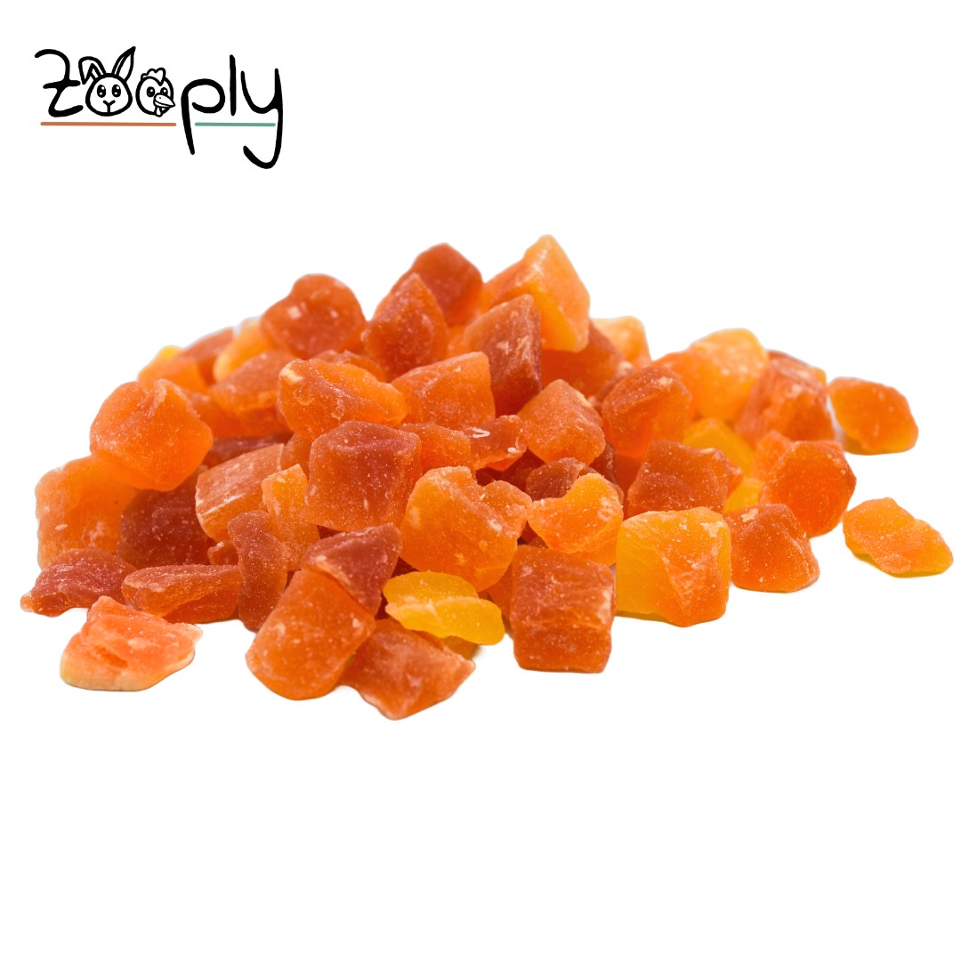 Zooply Papaya - Gedroogd fruit voor konijnen en knaagdieren - Gezonde snack
