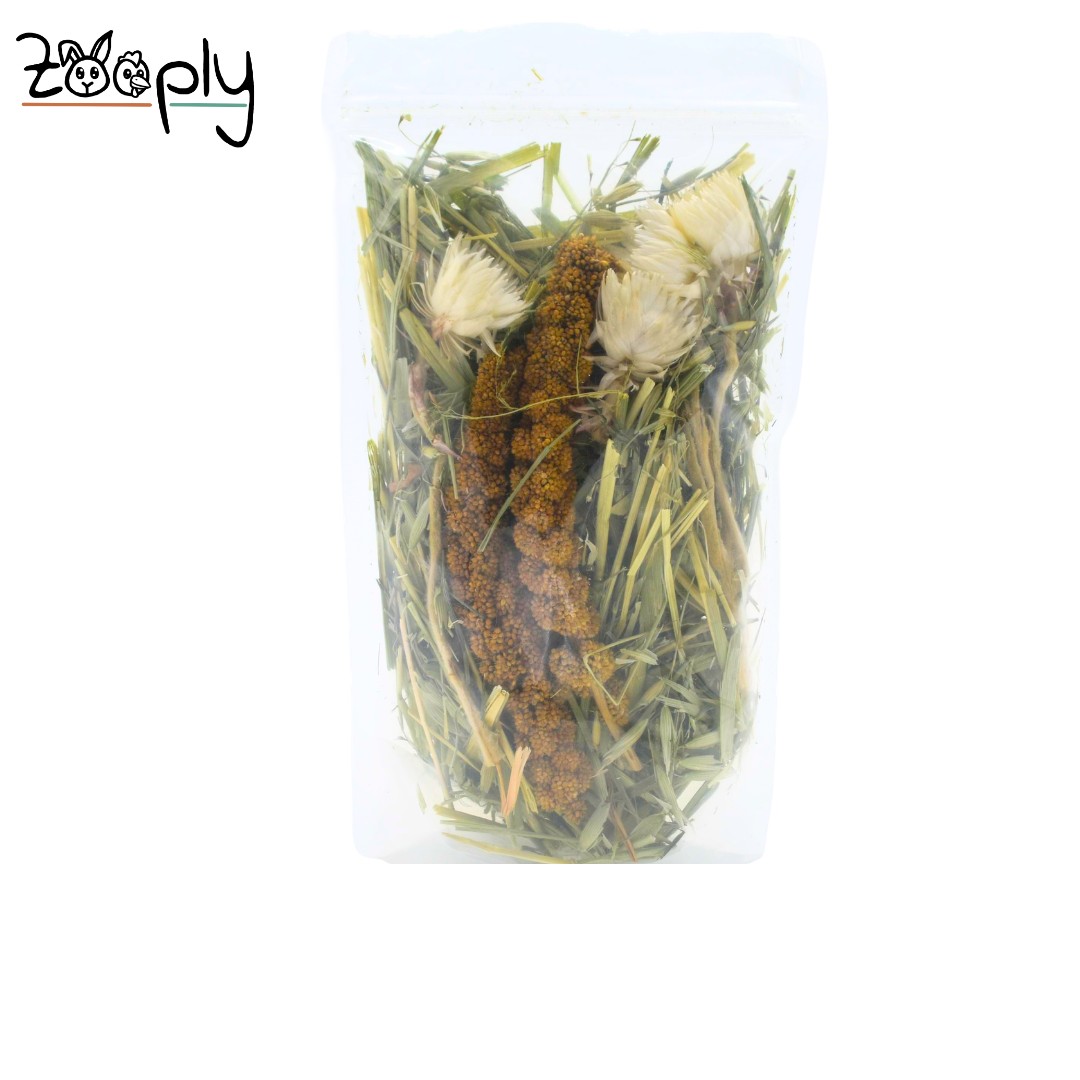 Zooply Weideveld – natuurlijke verrijking voor knaagdieren – 85 gram