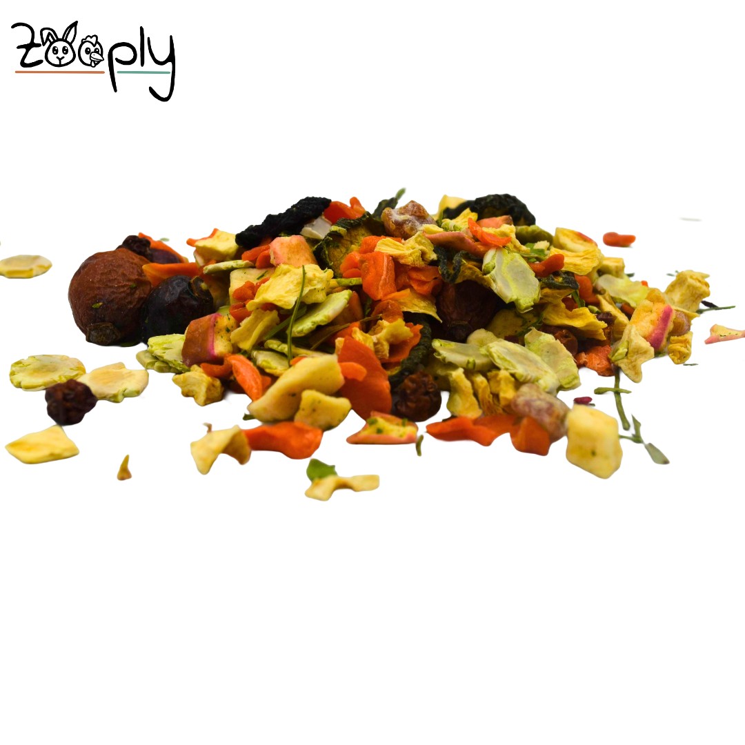 Zooply Lentemix Snack voor konijnen, cavia’s en kleine knaagdieren – natuurlijke snack – 350 gram