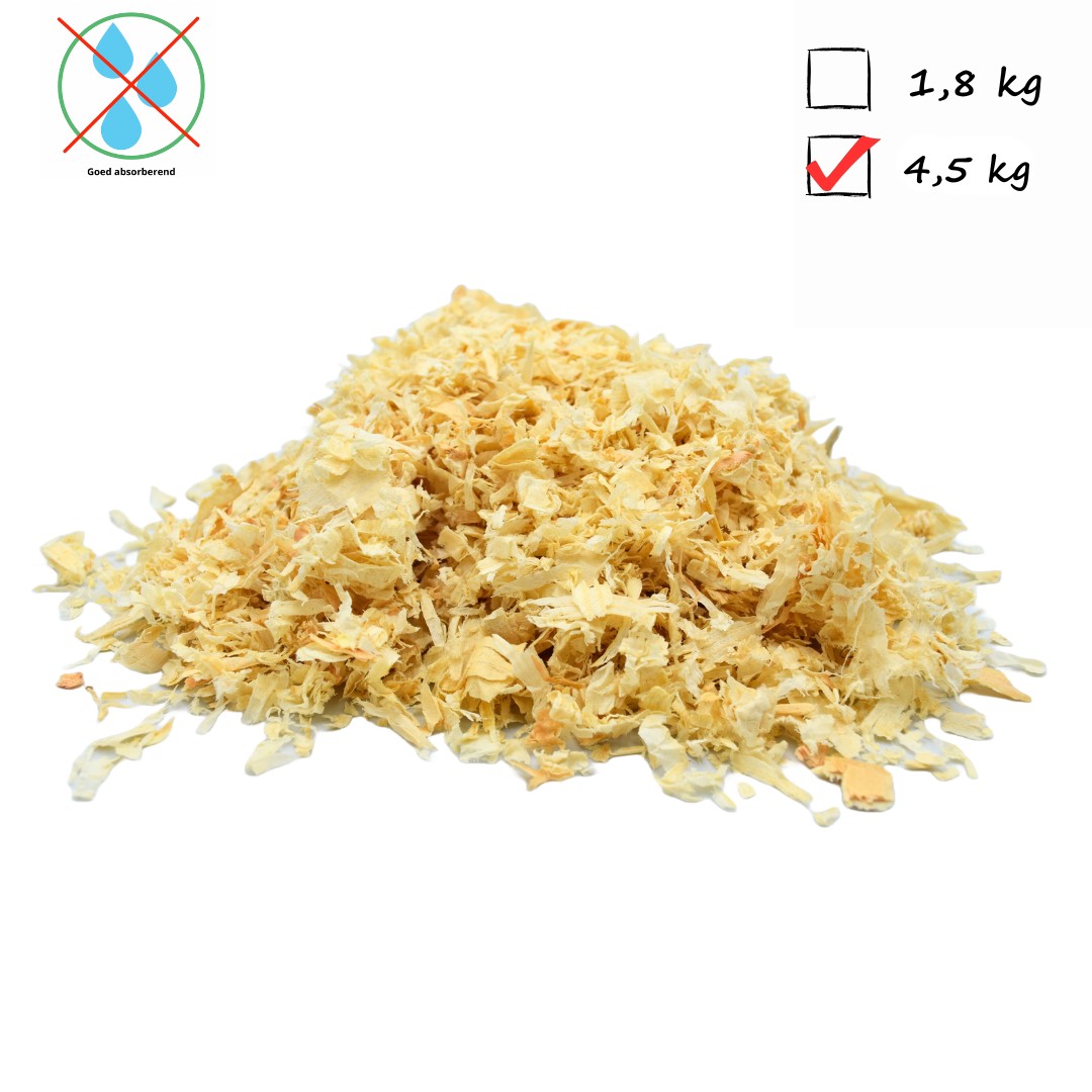 Zooply houtvezel - Bodembedekking voor konijnen en knaagdieren - 3 kg
